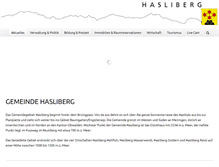 Tablet Screenshot of hasliberg.ch